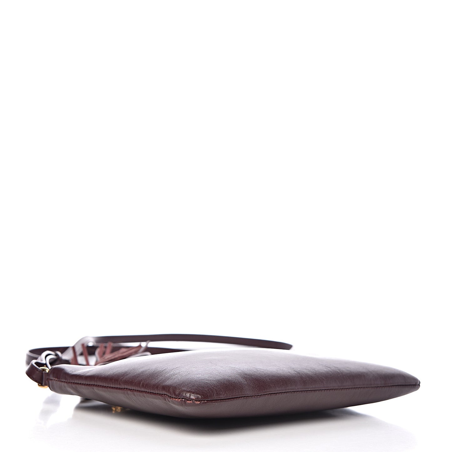 Calfskin Teen Monogram Crossbody Bag Bordeaux