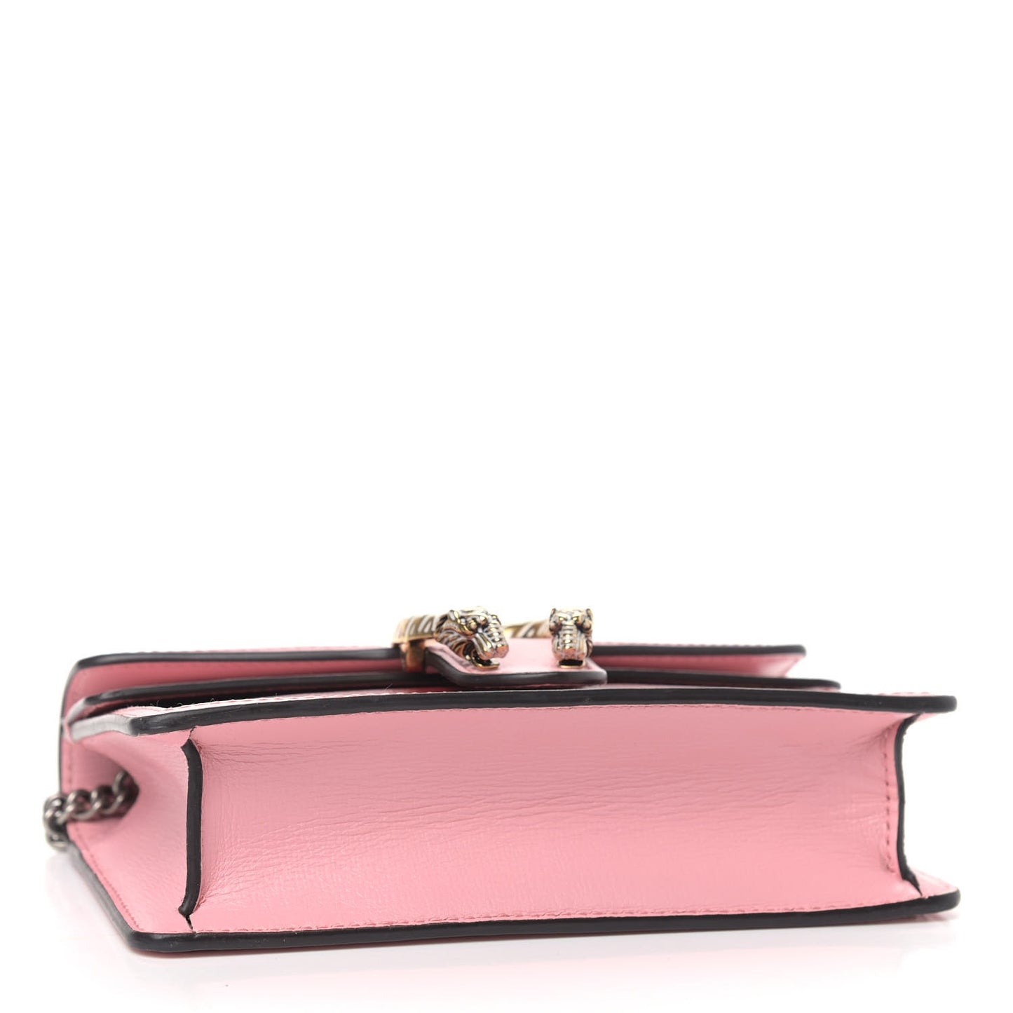 Azalea Calfskin Enamel Super Mini Dionysus Shoulder Bag New Cherry Red Wild Rose Off White