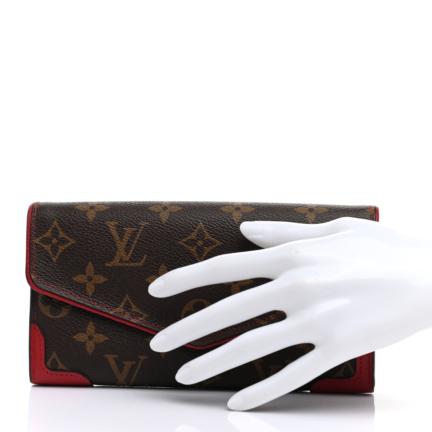 Louis Vuitton Monogram Sarah Retiro Wallet Cherry 2 of 8