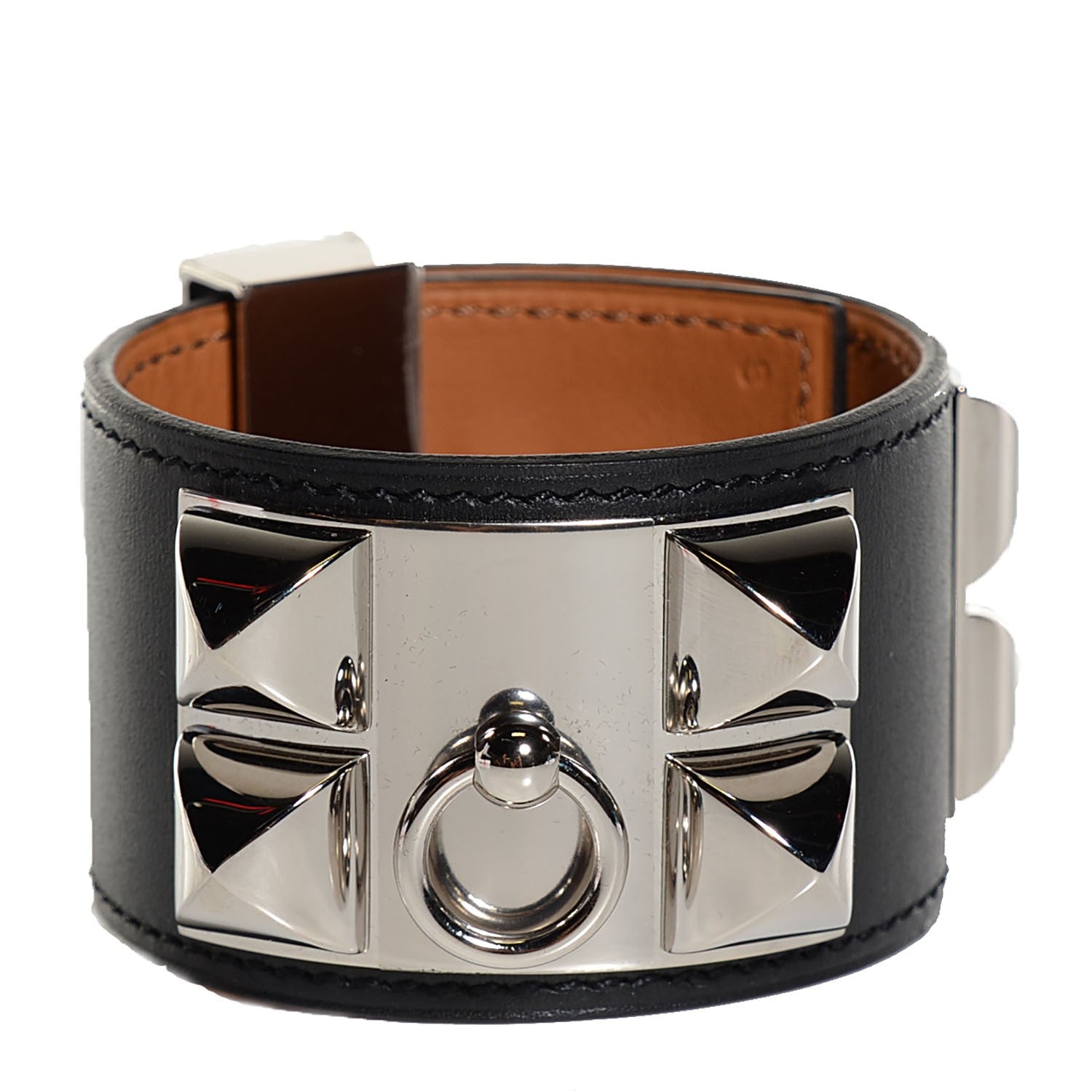 Hermes Box Collier de Chien CDC Bracelet S Black 1 of 7