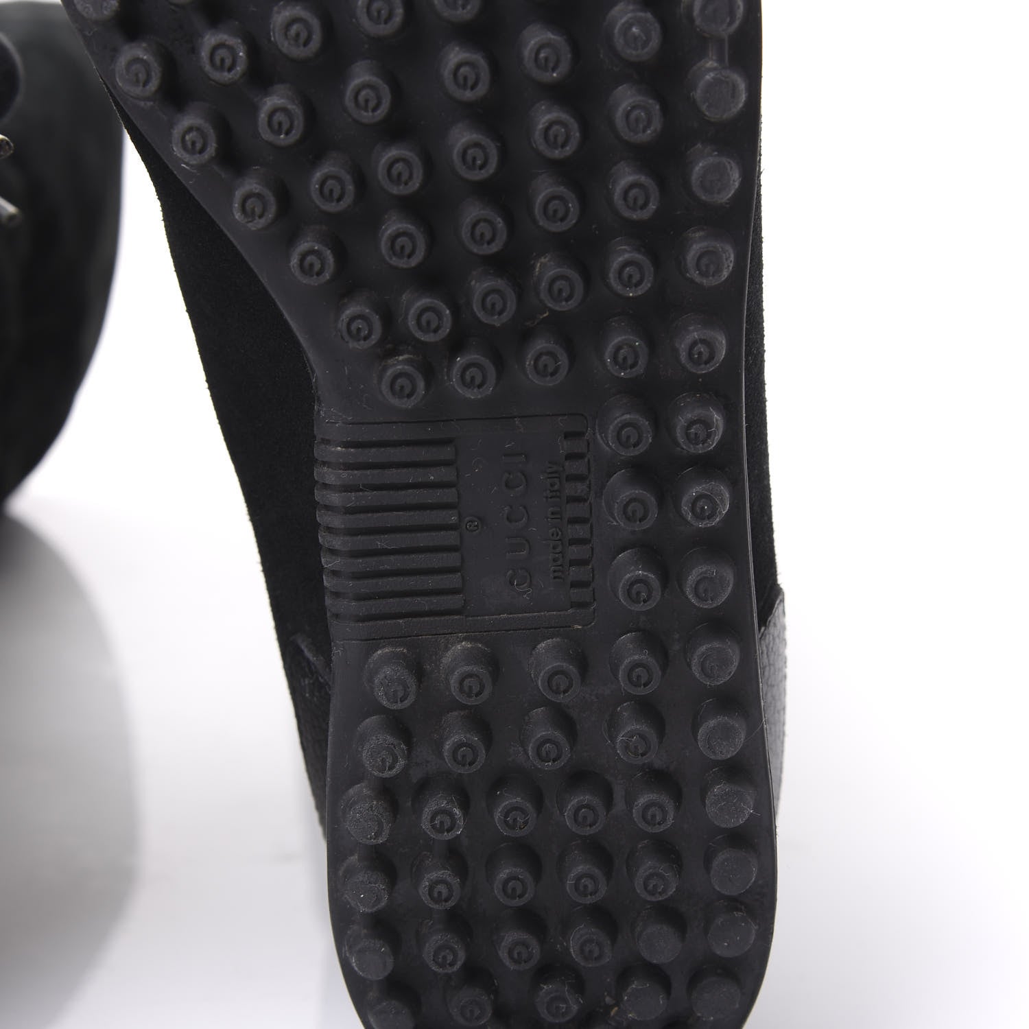 Gucci Suede Trek Lace-Up Knee Boots 9 Black 6 of 8