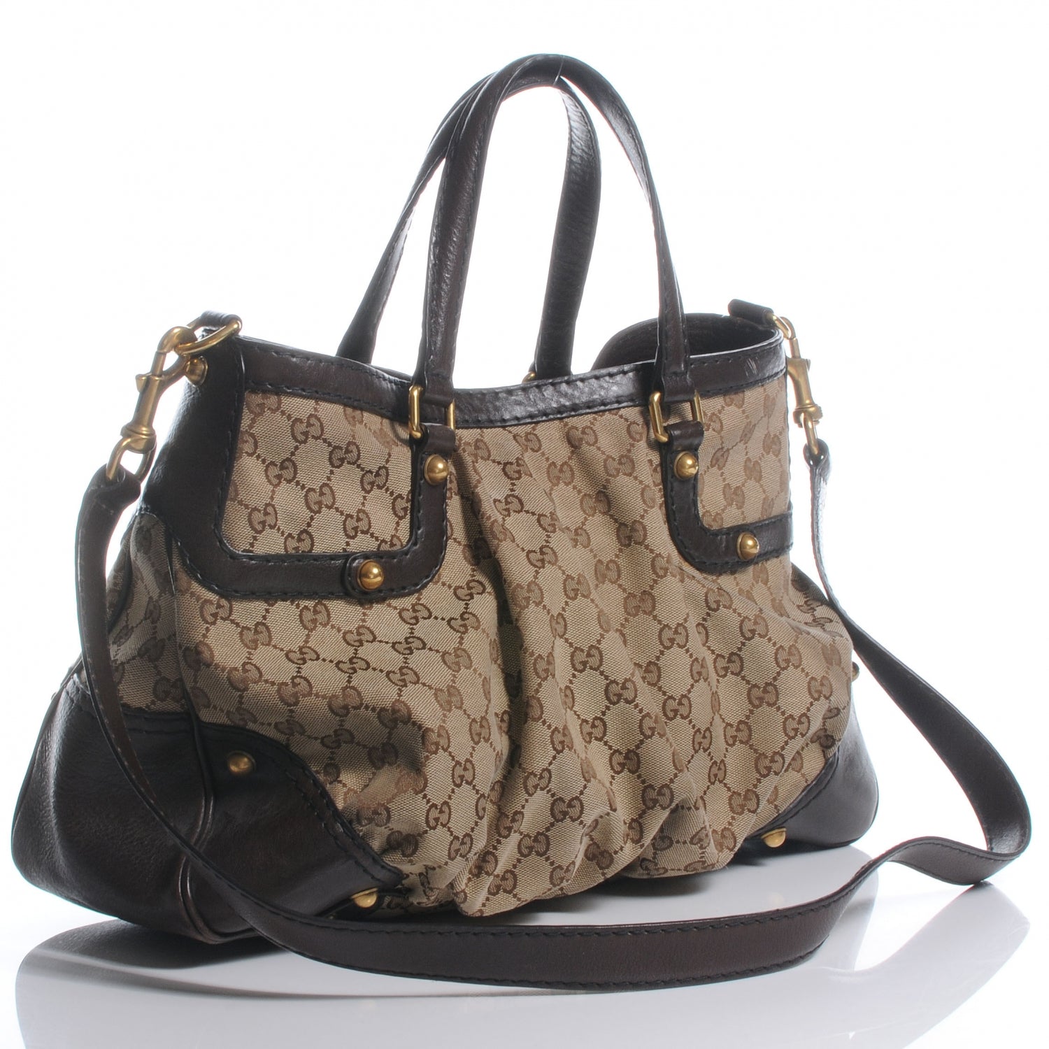 Gucci Monogram Jockey Tote 3 of 7
