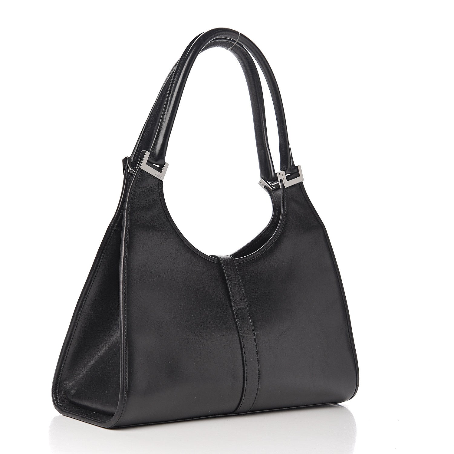 Gucci Calfskin Bardot Hobo Black 2 of 18