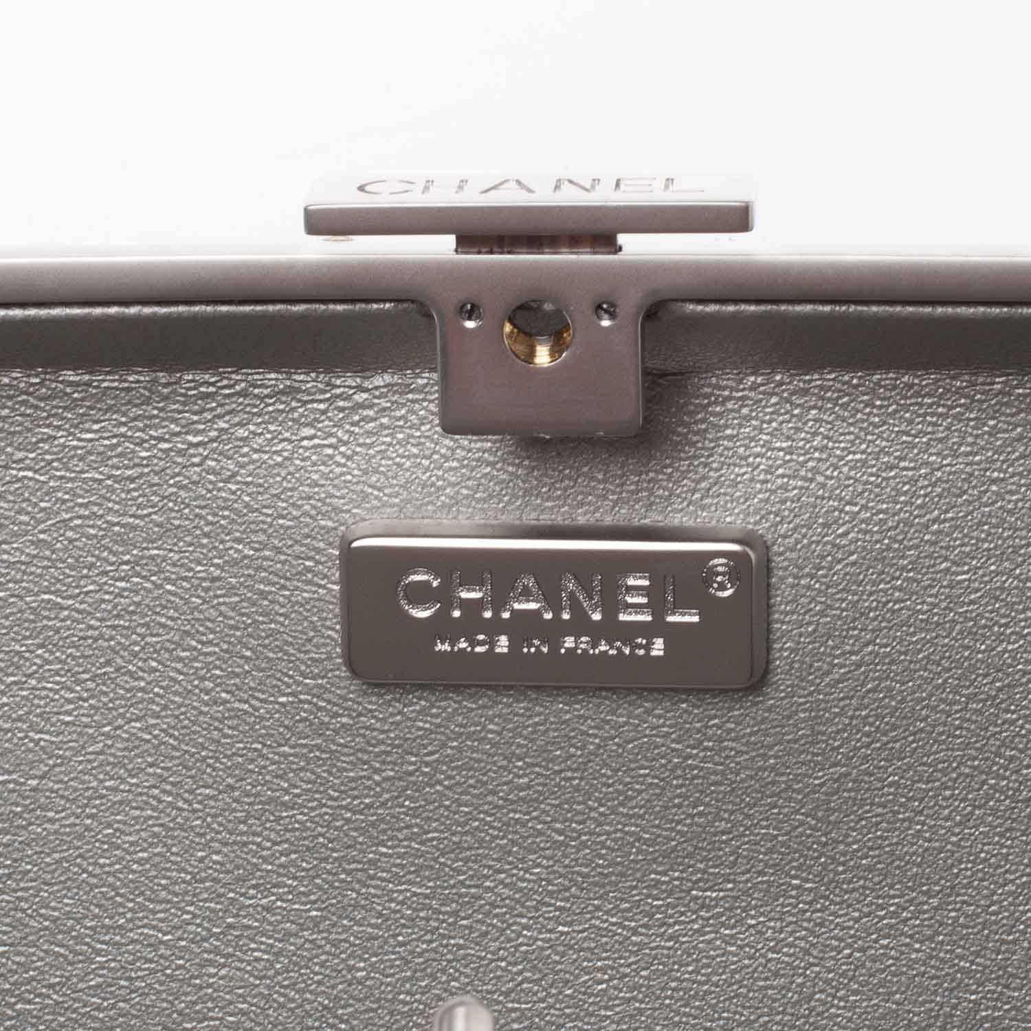 Chanel Iridescent Calfskin Evening Wild Clutch 6 of 9