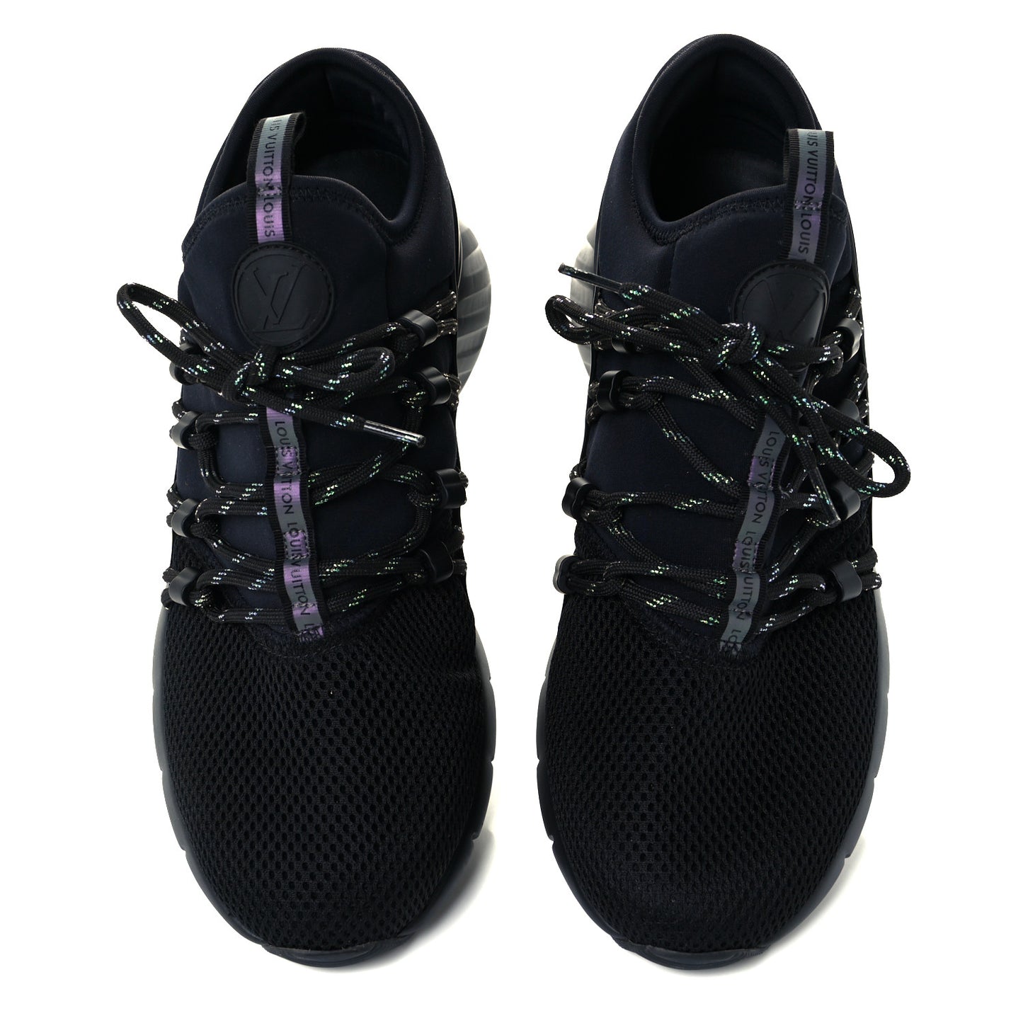 Neoprene Mesh Rubber Fastlane Low Sneakers 5 Black