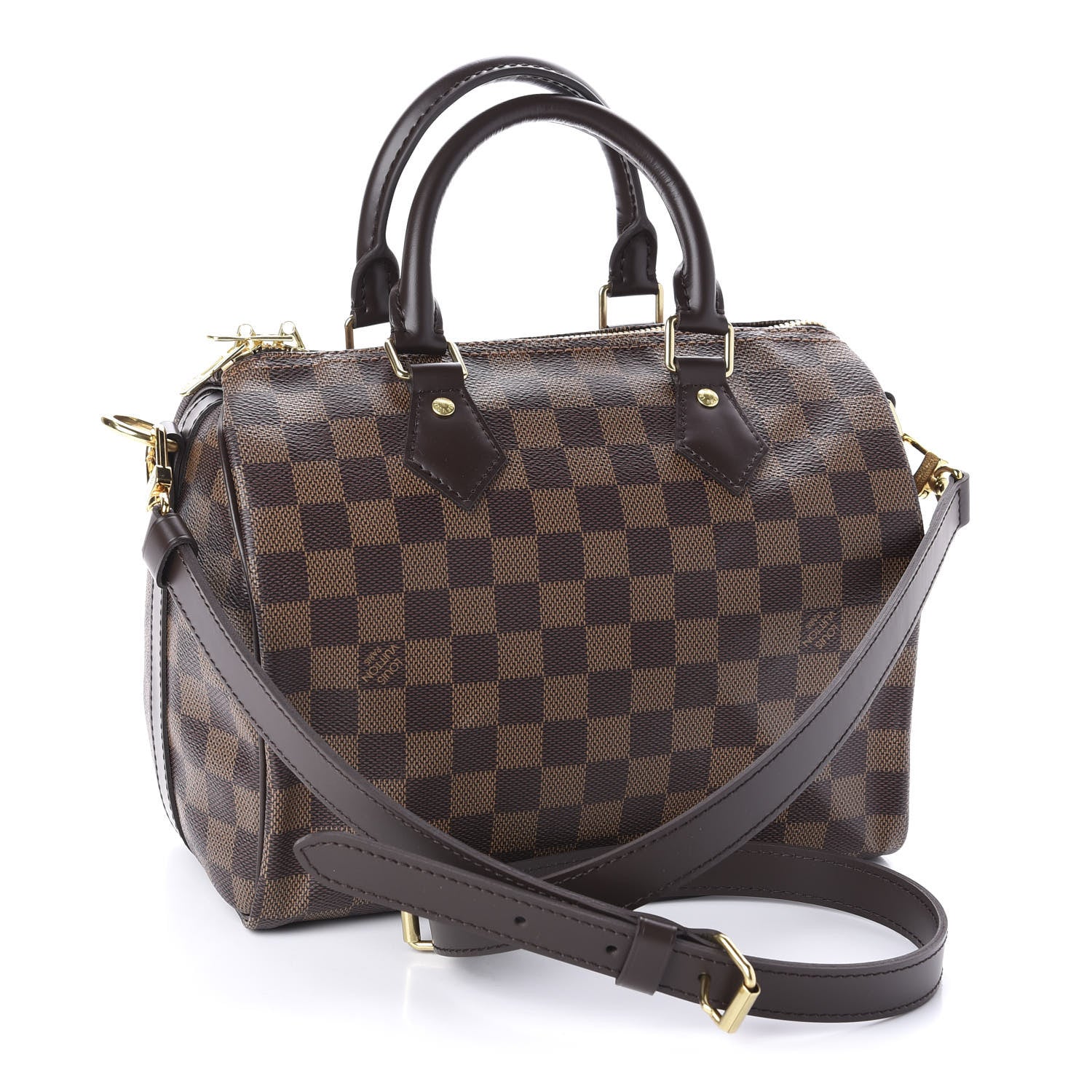 Louis Vuitton Damier Ebene Speedy Bandouliere 25 3 of 10