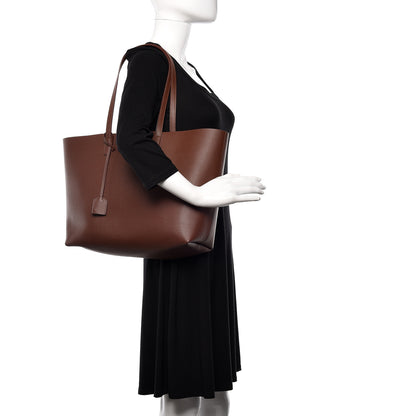 Saint Laurent Calfskin Large Shopping Tote Old Brandy 2 of 10