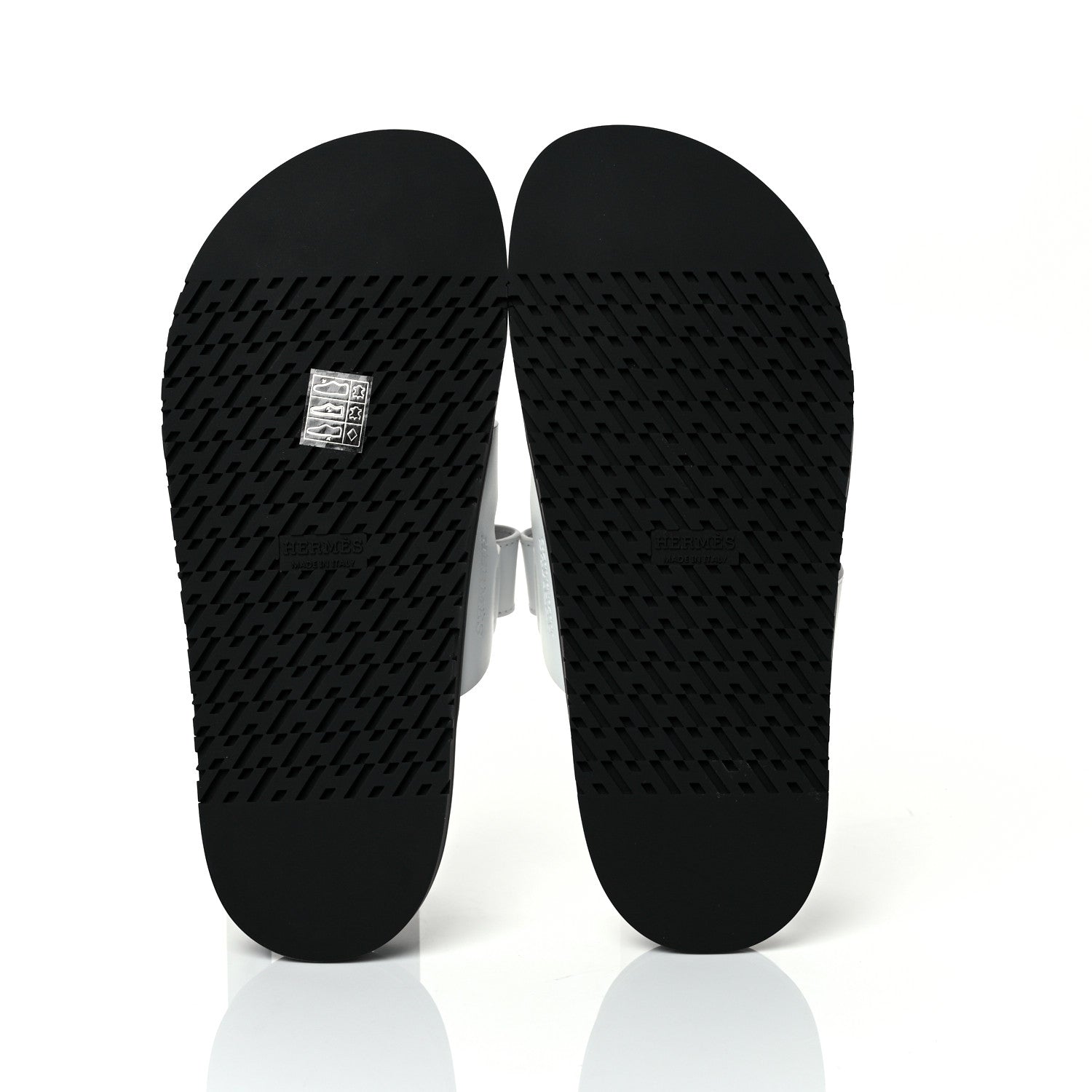 Hermes Calfskin Womens Chypre Sandals 40 White 5 of 9