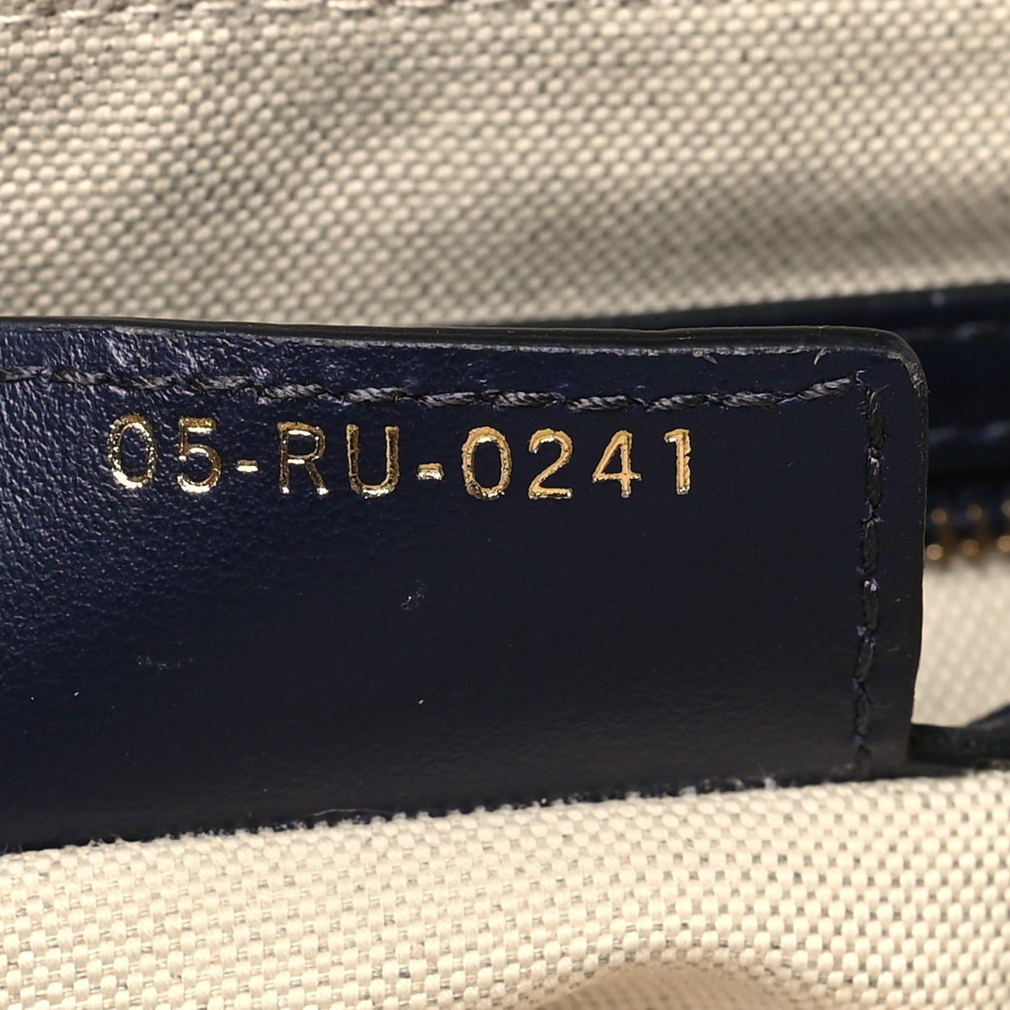 Canvas Embroidered Dioriviera Saddle Bag Blue