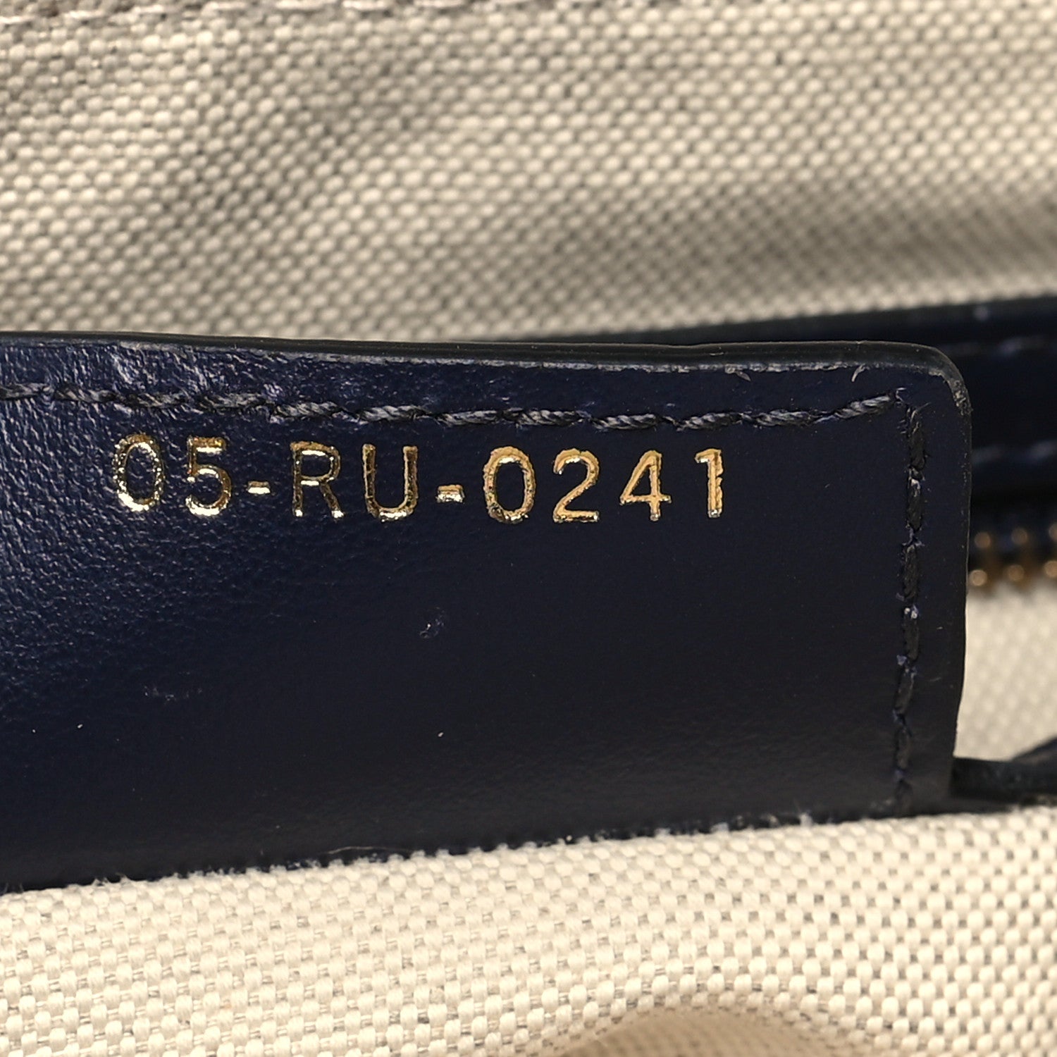 Christian Dior Canvas Embroidered Dioriviera Saddle Bag Blue 7 of 10