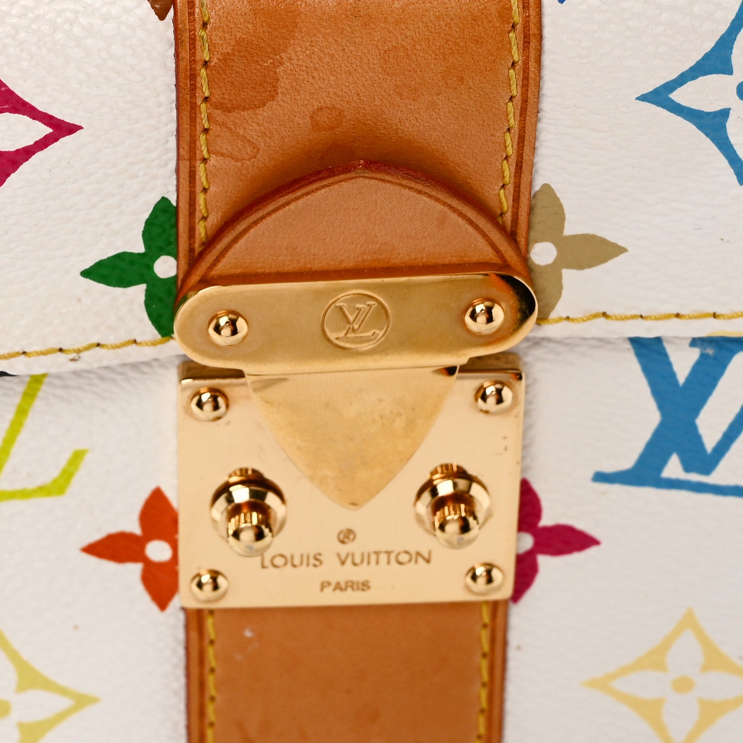 Monogram Multicolor Speedy 30 White
