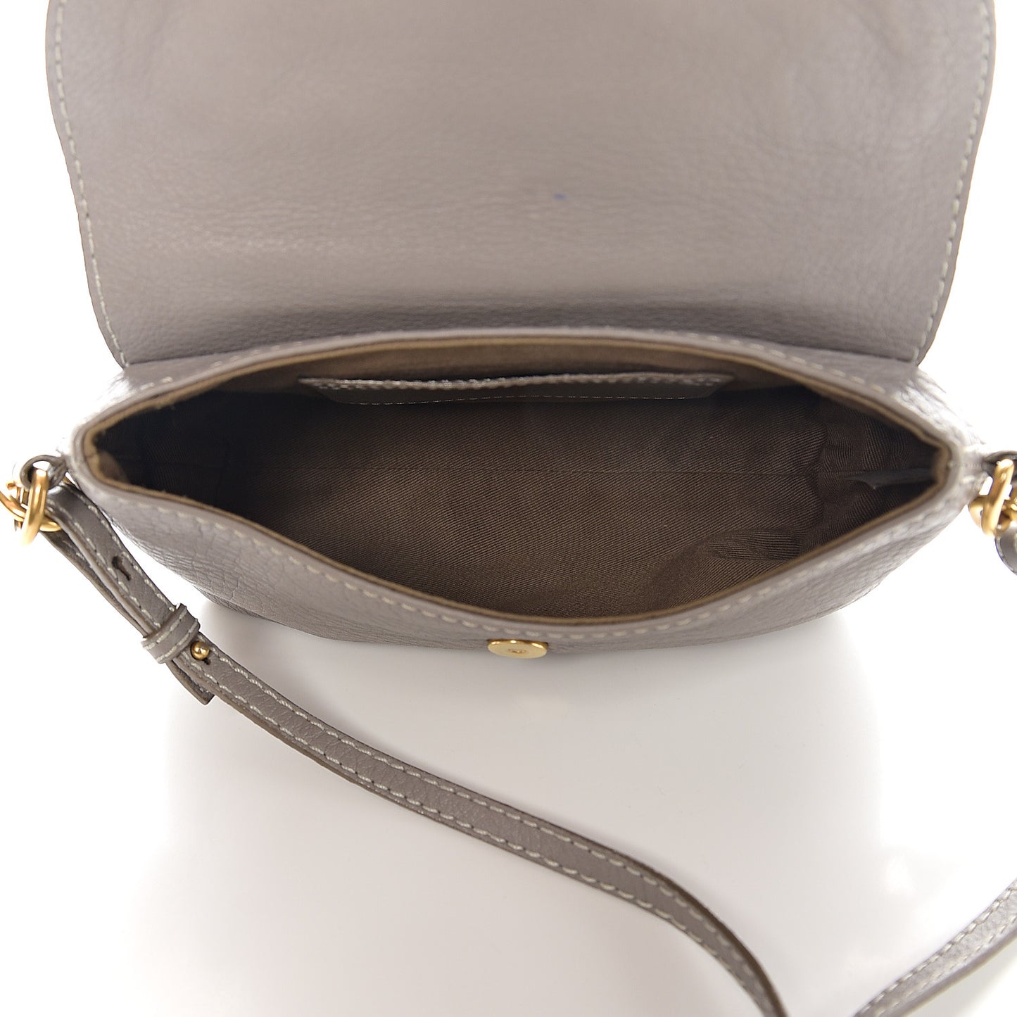 Calfskin Marcie Pochette Crossbody Bag Cashmere Grey