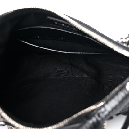 Balenciaga Agneau Arena Le Cagole Mini Purse With Chain Black 5 of 9