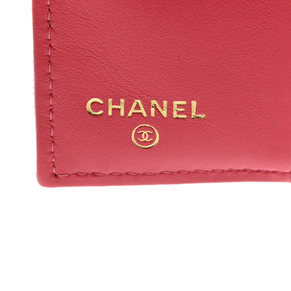 Chanel Caviar Quilted Compact Bifold Wallet Pink 6 of 9