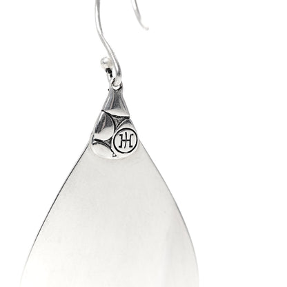 John Hardy Sterling Silver Kali Pebble Teardrop Earrings 5 of 5