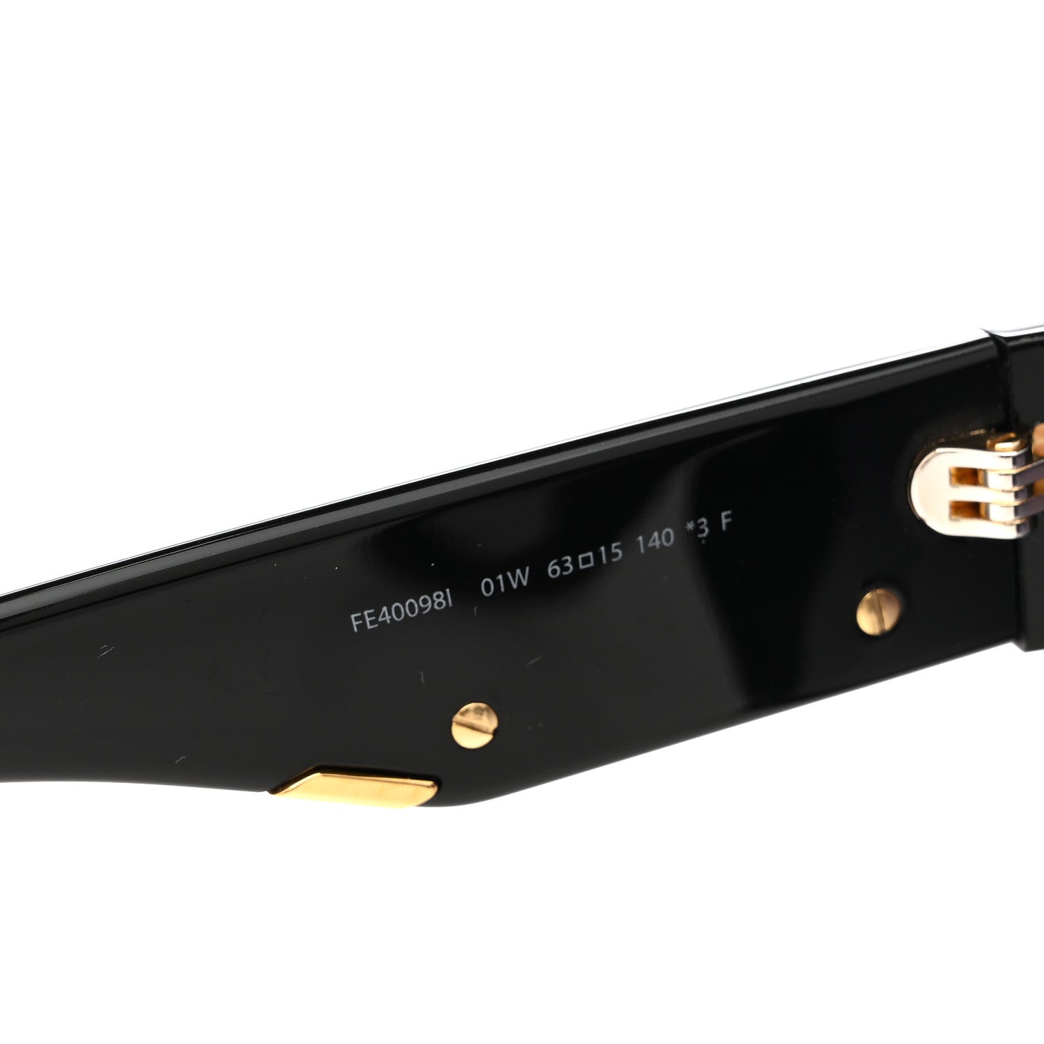 Fendi Acetate Sunglasses FE40098I Black 6 of 8