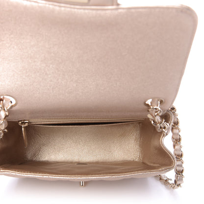 Chanel Metallic Lambskin Quilted Mini Square Flap Gold 5 of 10