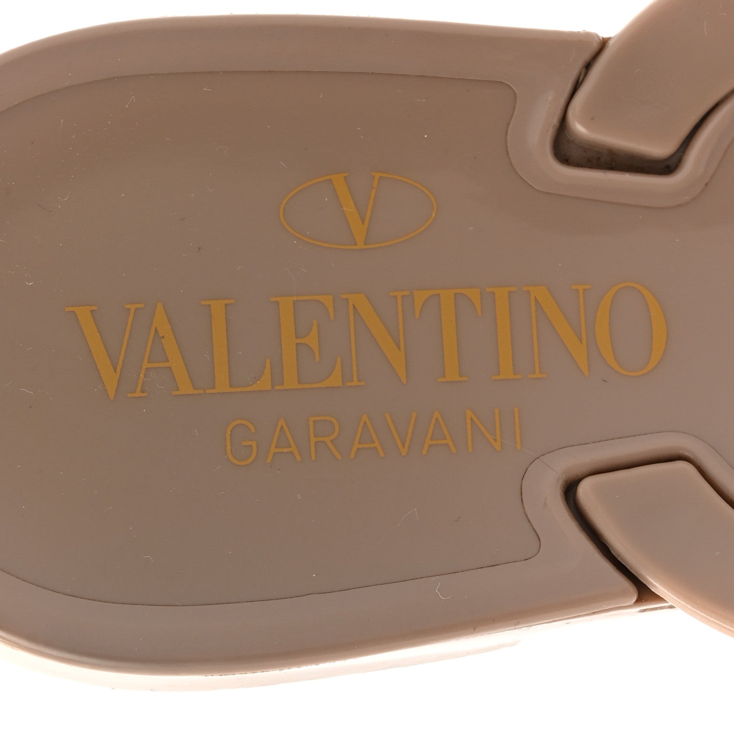 Valentino Garavani PVC Jelly Rockstud Bow Thong Sandals 38 Poudre 8 of 9