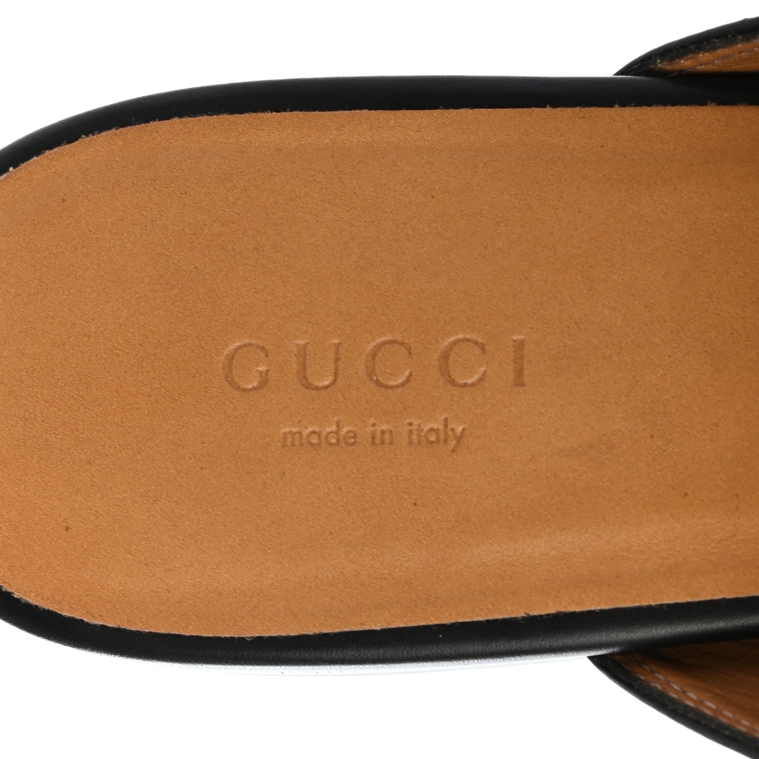 Gucci Calfskin Womens Princetown Slippers 39.5 Black 7 of 8
