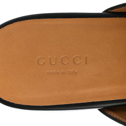 Gucci Calfskin Womens Princetown Slippers 39.5 Black 7 of 8
