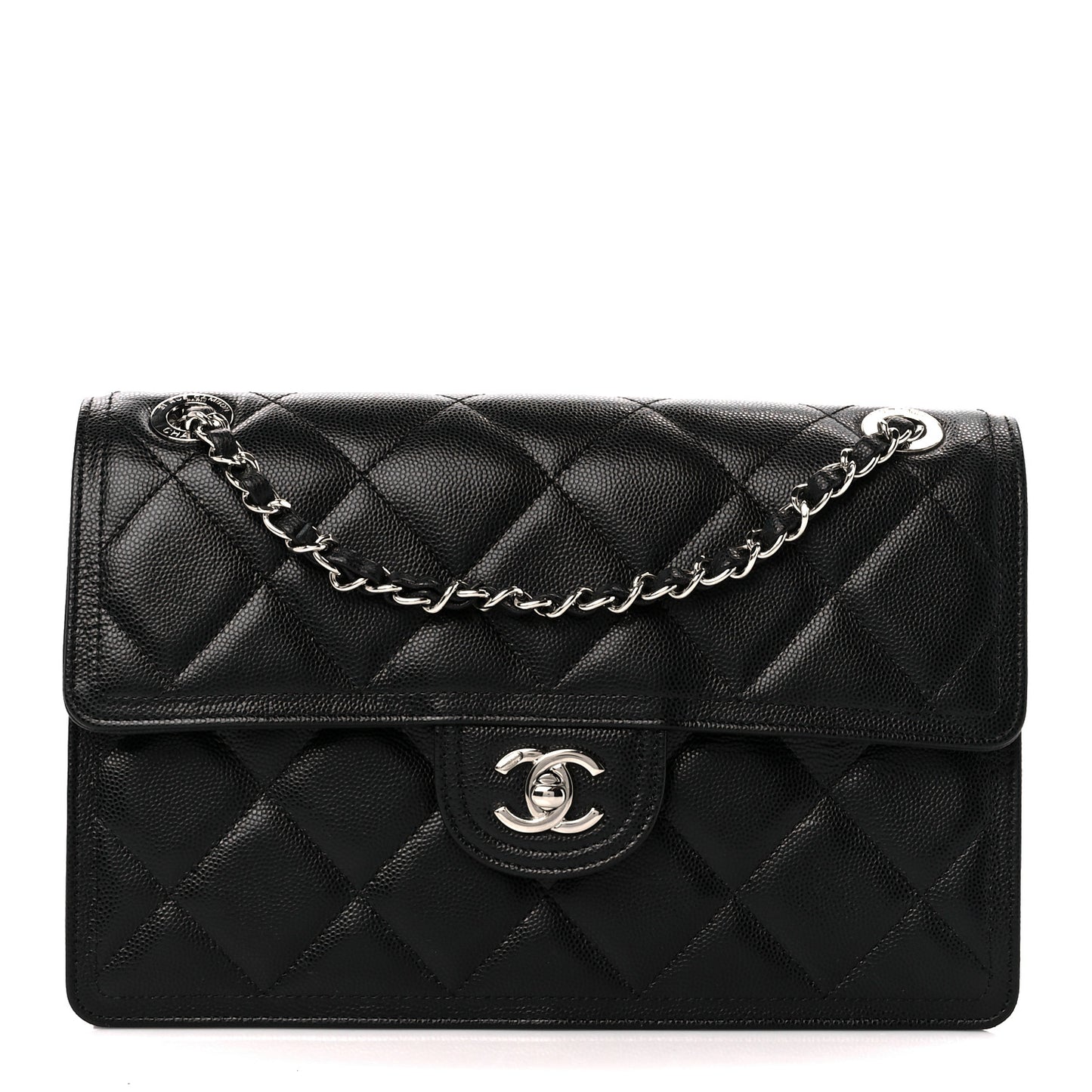 Caviar Quilted Small Sweet Classic Flap Black
