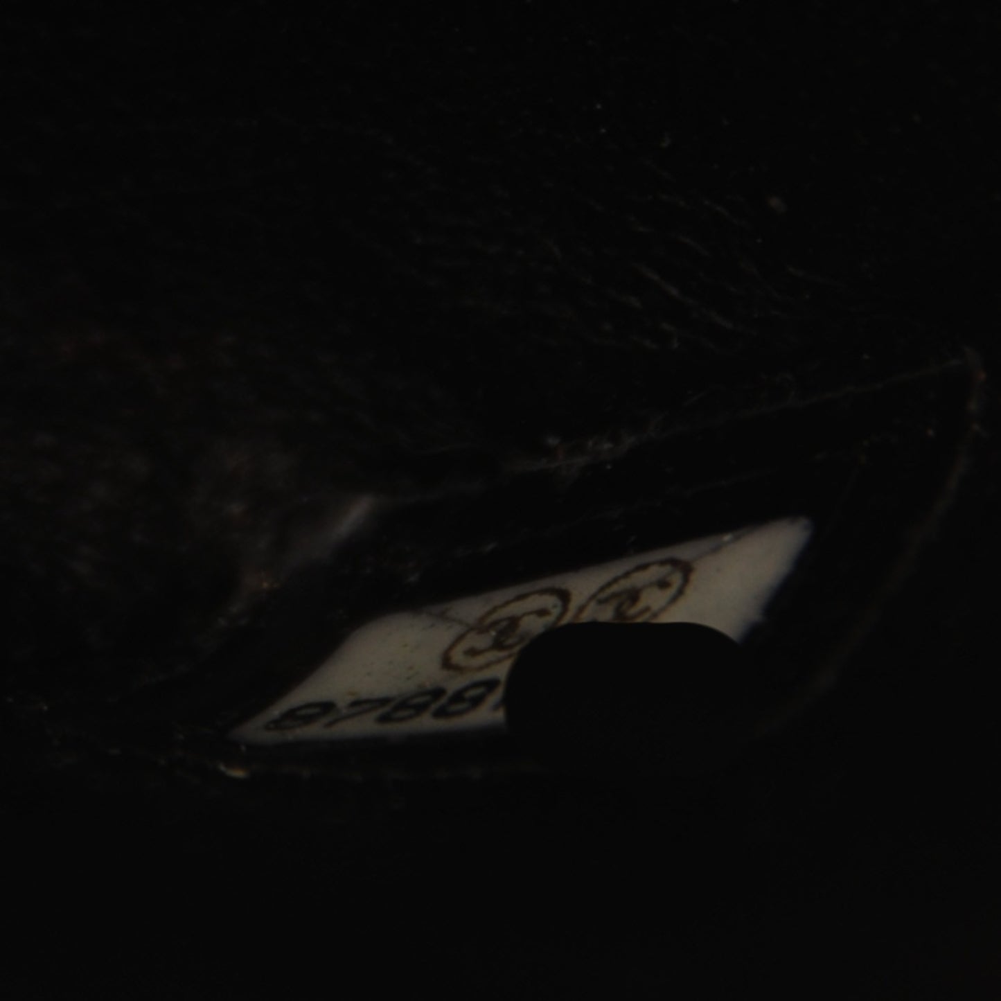 Caviar Quilted Mini Square Flap Black