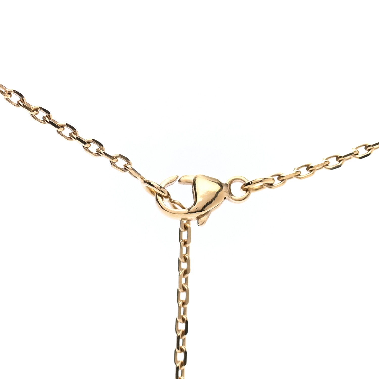 Hermes Permabrass Buffalo Horn Amulette Padlock PM Pendant Necklace 7 of 8