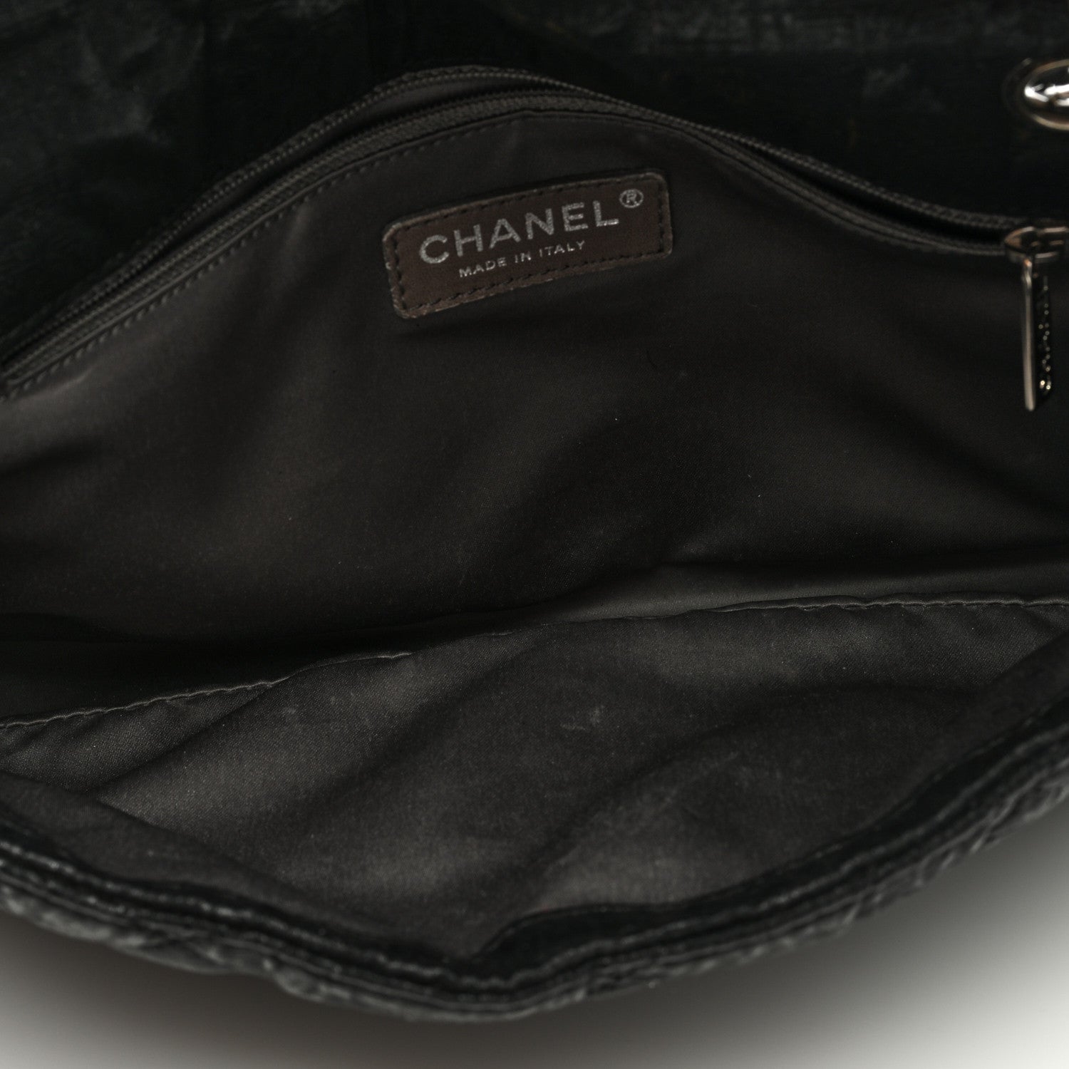 Chanel Coated Canvas Quilted Le Marais Flap Black 5 of 9