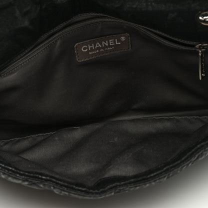 Chanel Coated Canvas Quilted Le Marais Flap Black 5 of 9