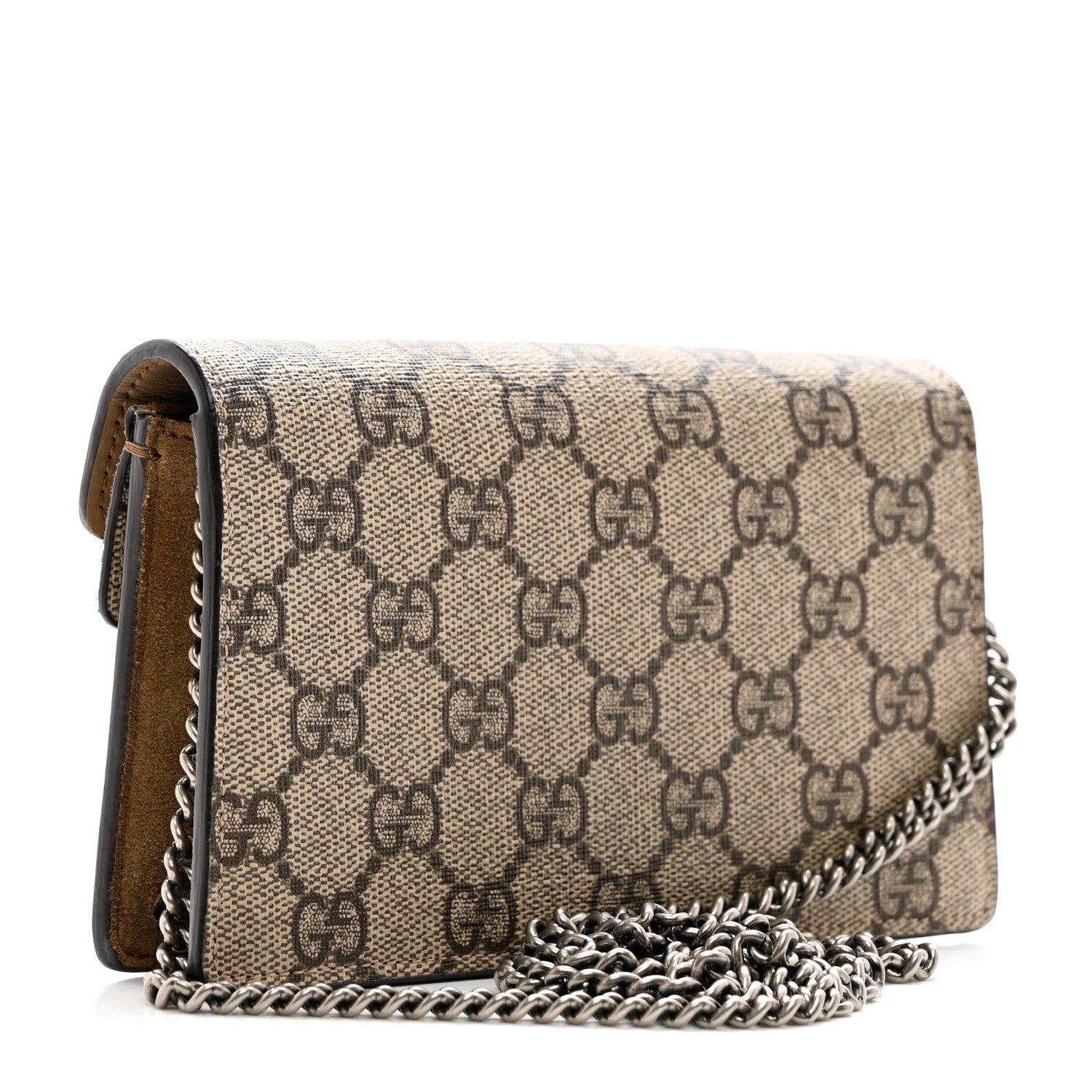 Gucci GG Supreme Monogram Super Mini Dionysus Shoulder Bag Taupe 3 of 7