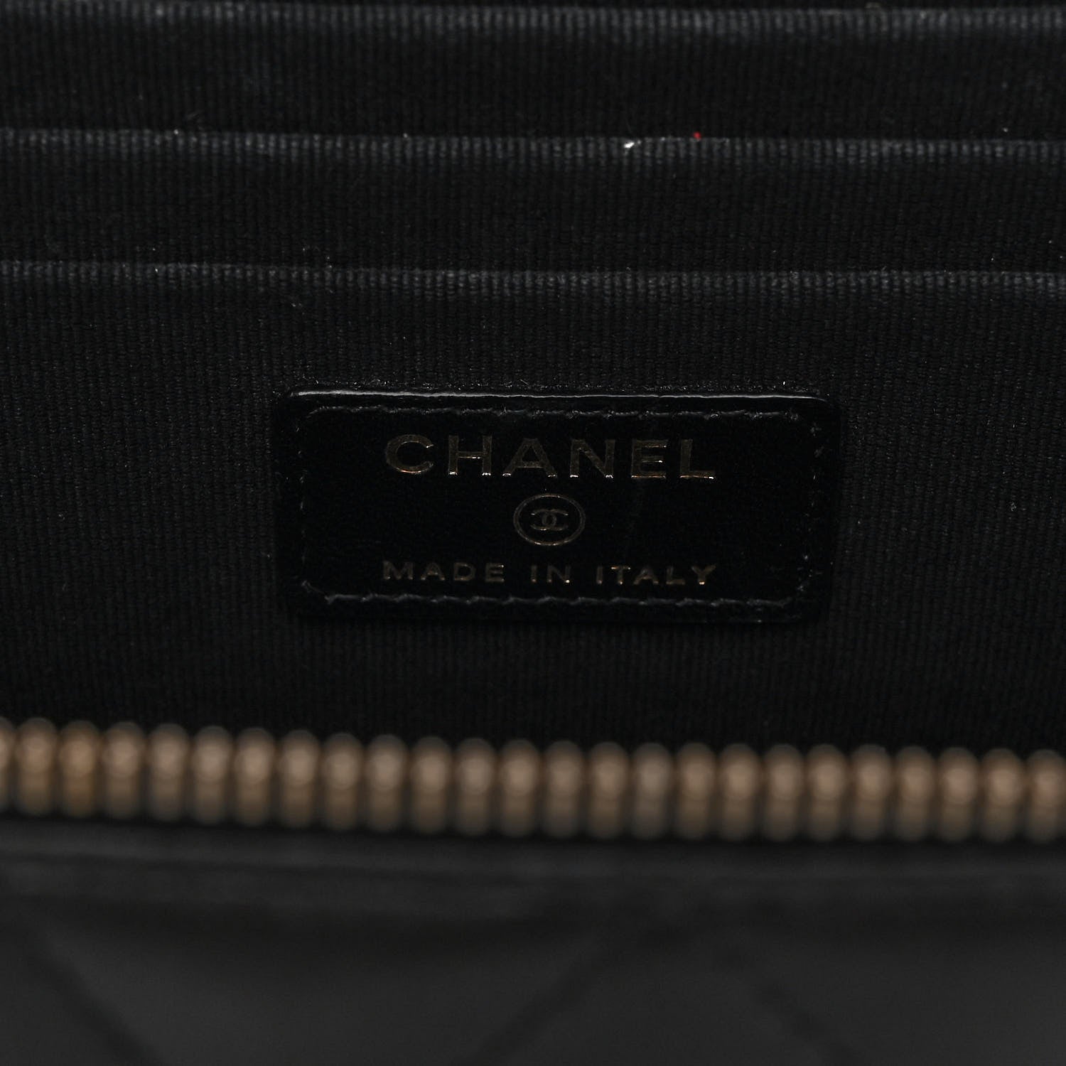 Chanel Lambskin Quilted Small Top Handle Vanity Case With Chain Black 7 of 11