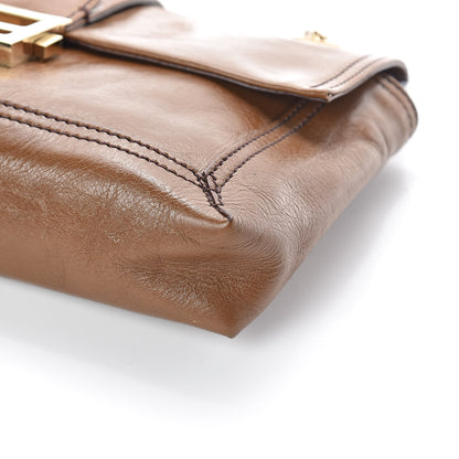 Fendi Vitello Acqua Maxi Baguette Bag Saddler 8 of 8