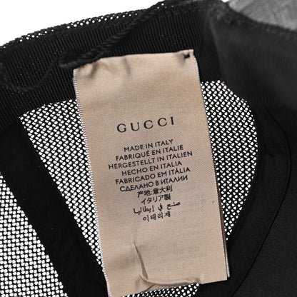 Gucci GG Supreme Monogram Kingsnake Print Baseball Hat L Black 9 of 9