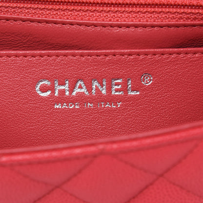 Chanel Caviar Quilted Mini Rectangular Flap Light Red 6 of 11