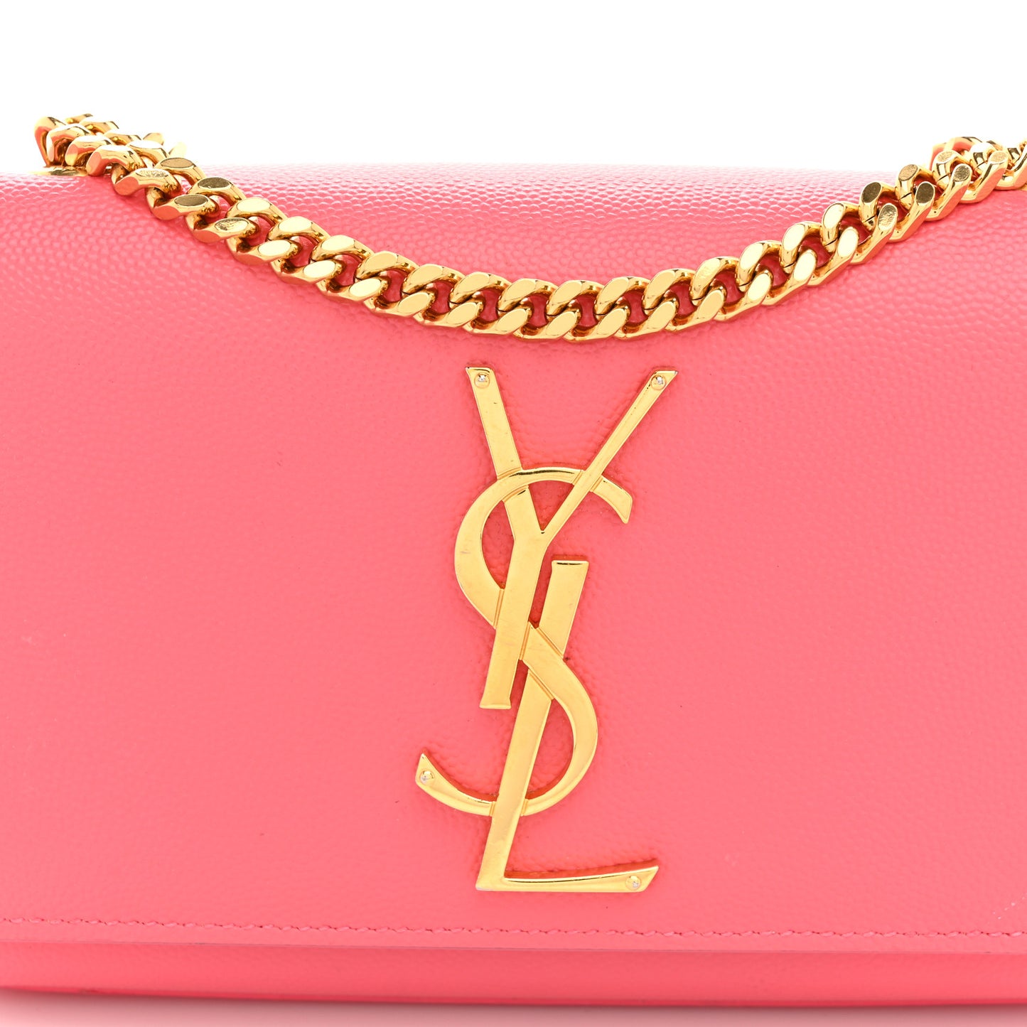 Grain De Poudre Small Monogram Kate Satchel Bubblegum