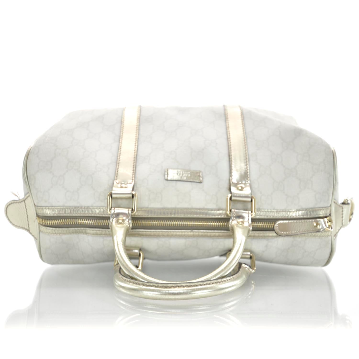 Gucci Monogram Medium Boston White 7 of 12