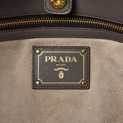 Prada Soft Calf Tote Bambu 7 of 12