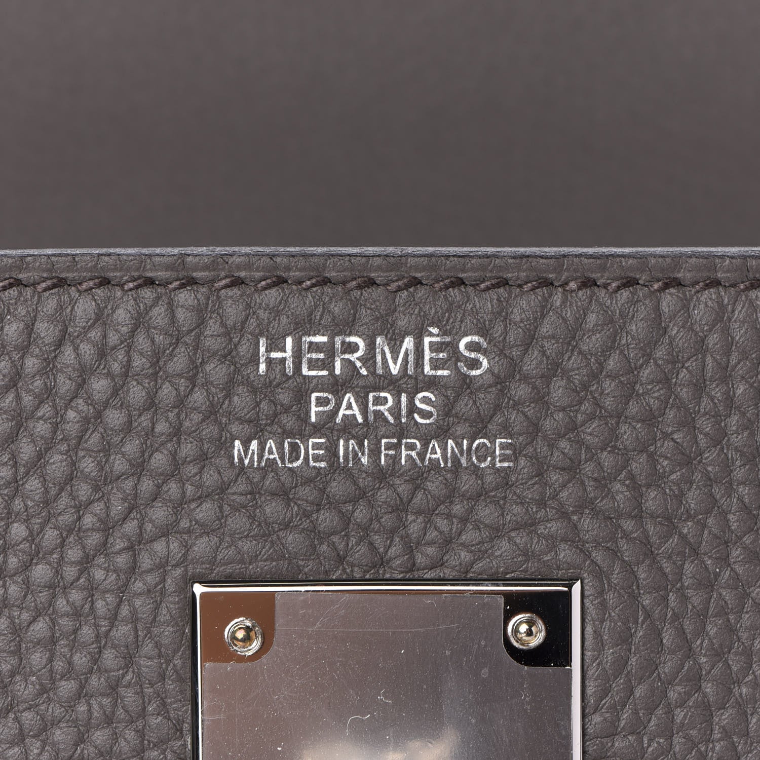 Hermes Togo Kelly Retourne 35 Etain 6 of 12