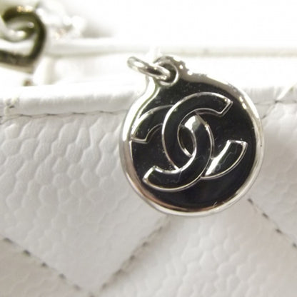 Chanel Caviar Quilted Mini Flap White 11 of 12