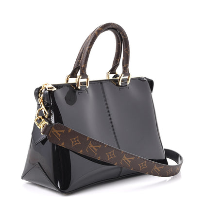 Louis Vuitton Patent Calfskin Miroir Tote Black 3 of 9