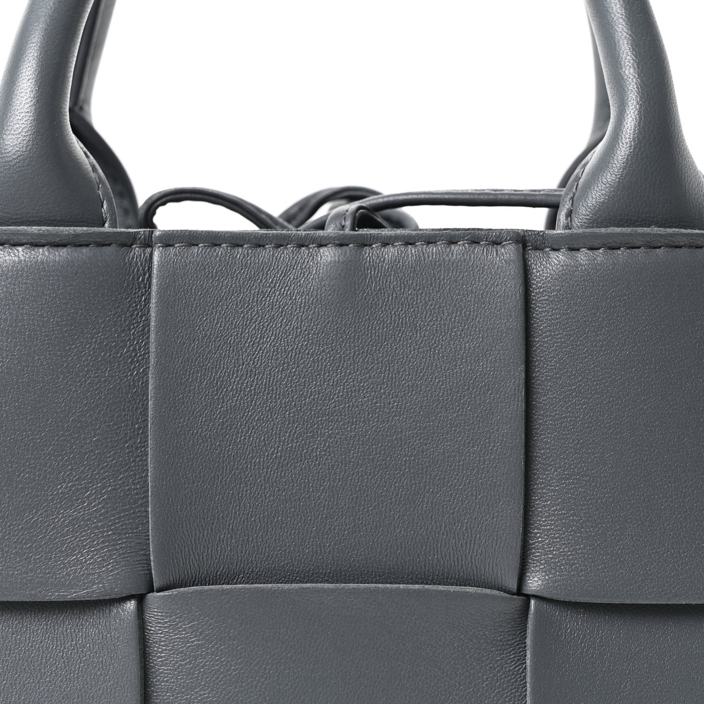 Nappa Maxi Intrecciato Mini Arco Tote Thunder