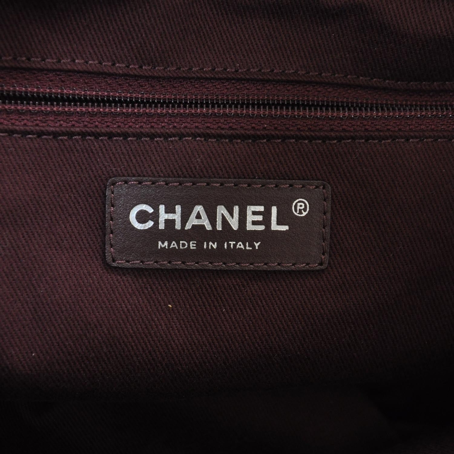Chanel Leather Large In The Mix Tote Gray 7 of 9