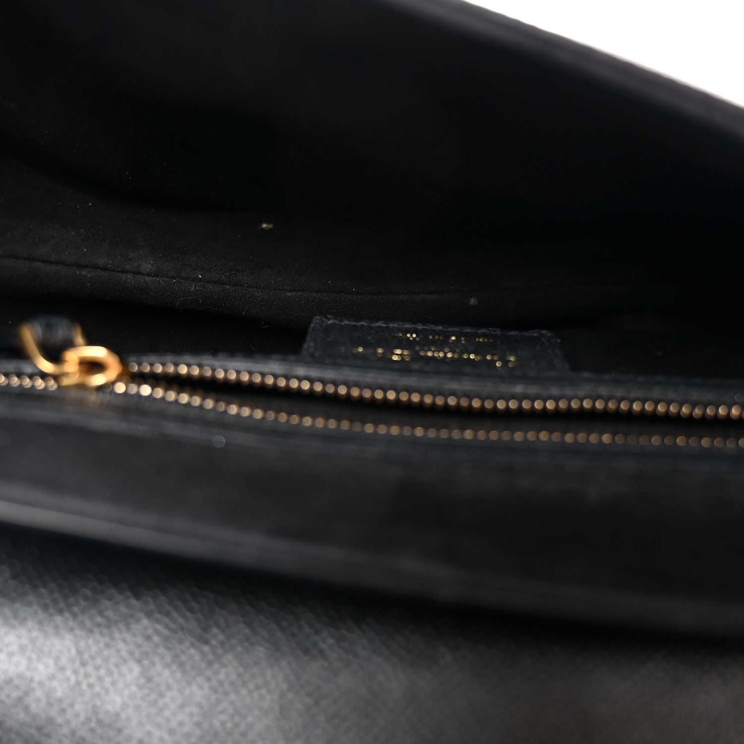 Christian Dior Grained Calfskin Saddle Bag Black 5 of 11