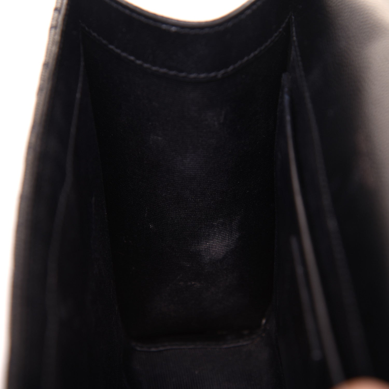 Saint Laurent Grain De Poudre Textured Mixed Matelasse Triquilt Medium Monogram Satchel Black 12 of 13