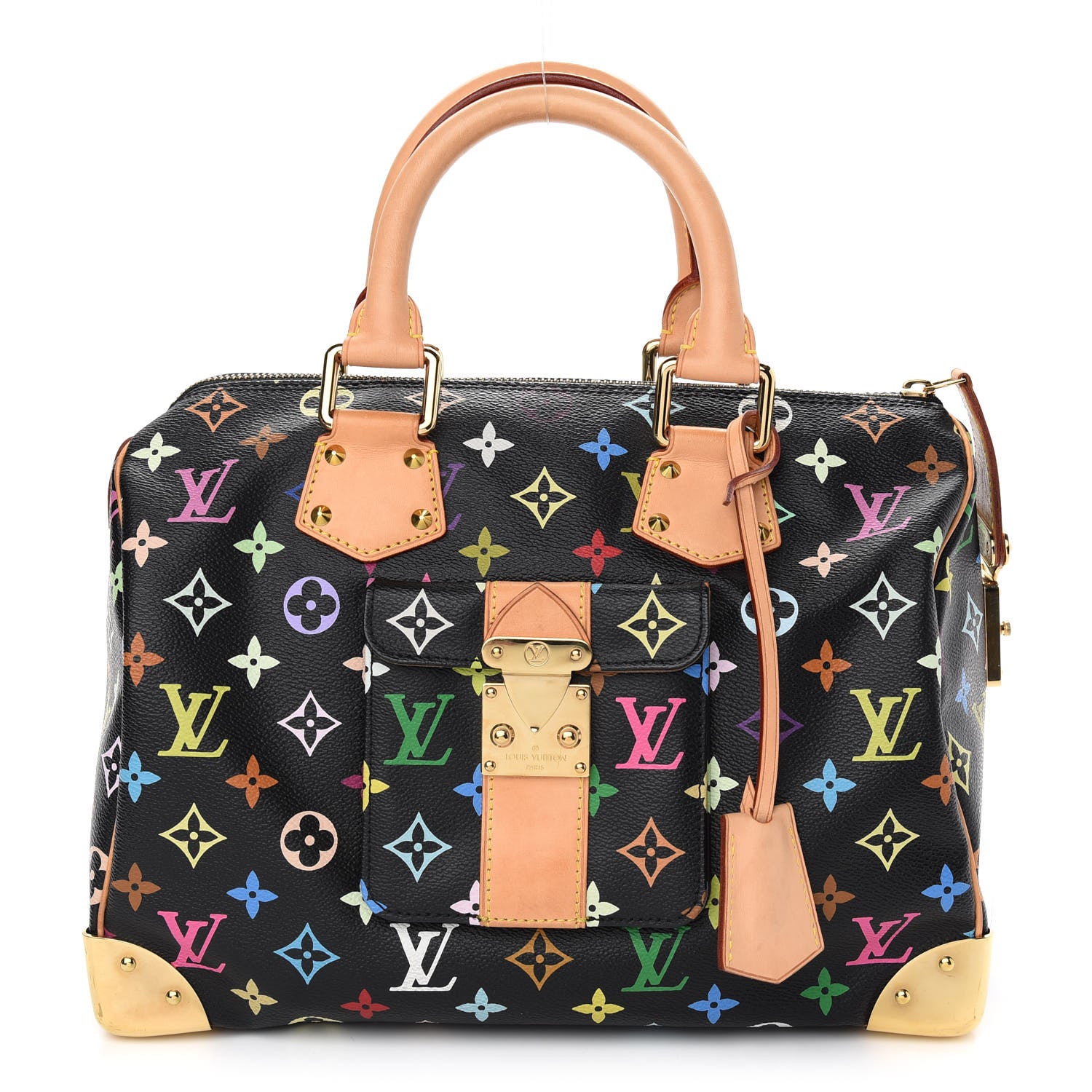 Louis Vuitton Monogram Multicolor Speedy 30 Black 1 of 8