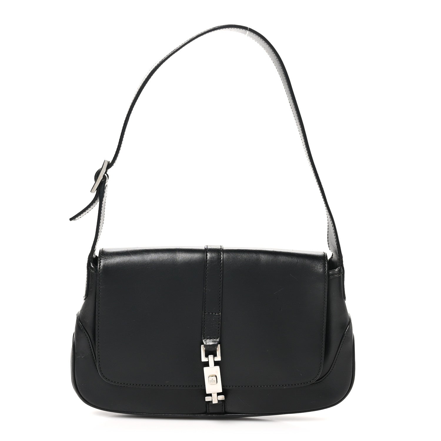 Gucci Calfskin Small Jackie O Hobo Black 1 of 12
