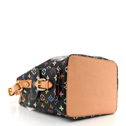 Louis Vuitton Monogram Multicolor Petit Noe Black 4 of 11