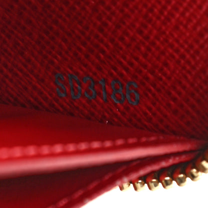 Louis Vuitton Damier Ebene Clemence Wallet Cherry 7 of 7