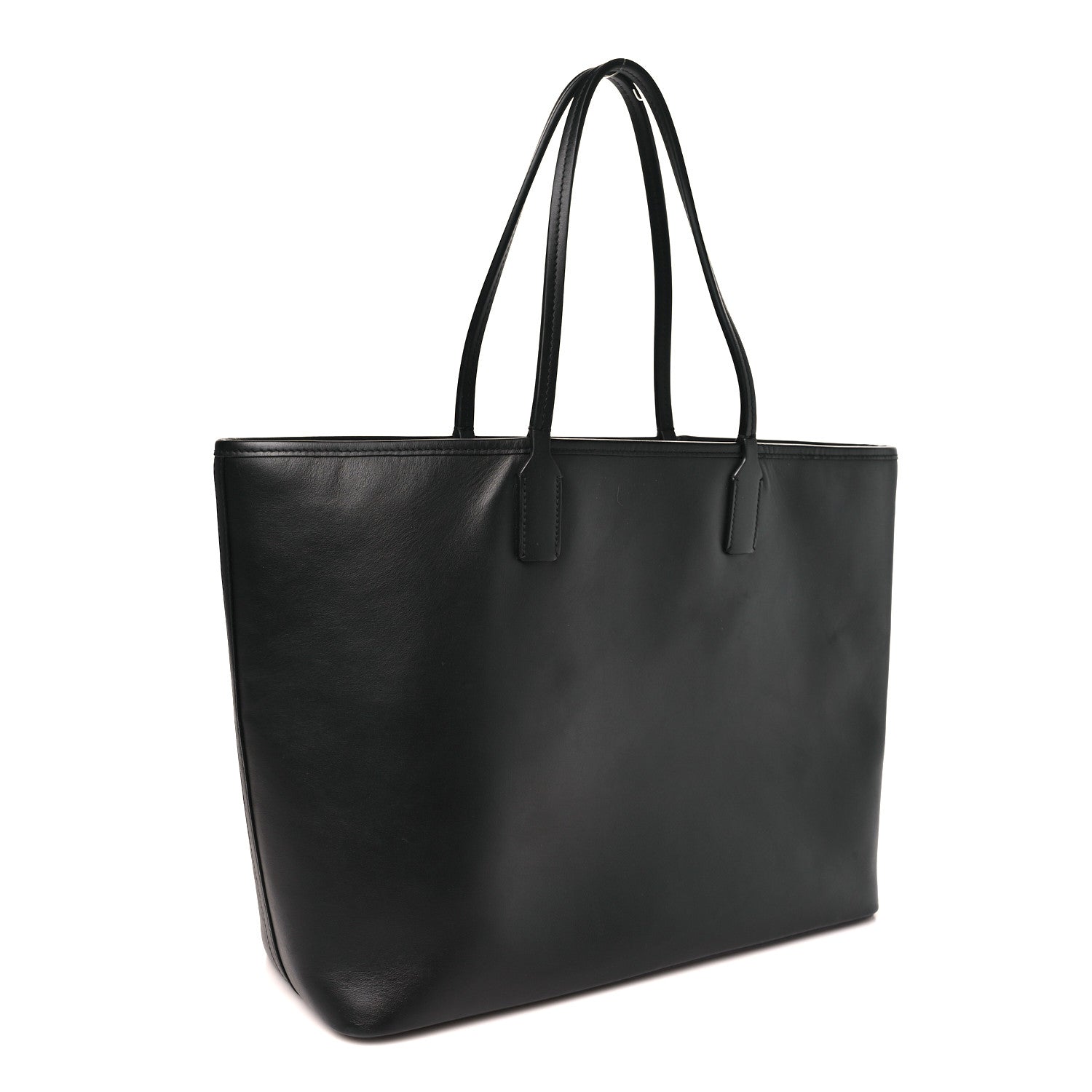 Dolce & Gabbana DOLCE GABBANA Calfskin Medium Fefe Tote Black 4 of 10