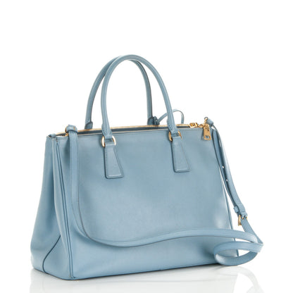 Prada Saffiano Medium Galleria Double Zip Tote Astrale 4 of 9